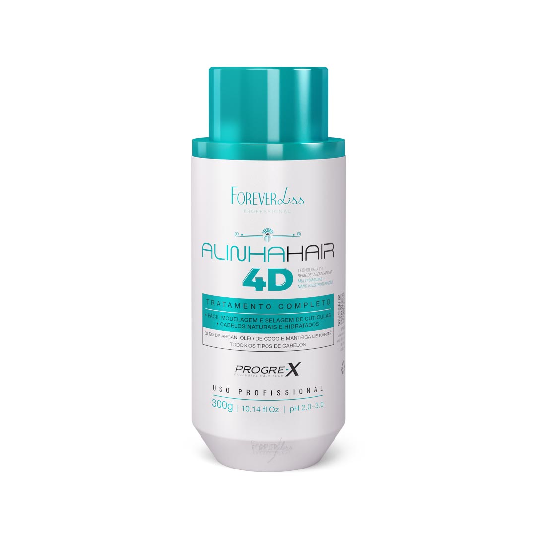 AlinhaHair 4D Realinhamento Capilar Forever Liss 300g